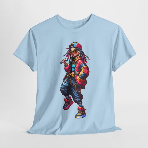 Rapper Girl - Cartoon  T-shirt - Image 8