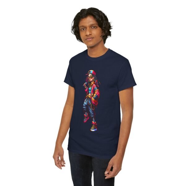 Rapper Girl - Cartoon  T-shirt - Image 7