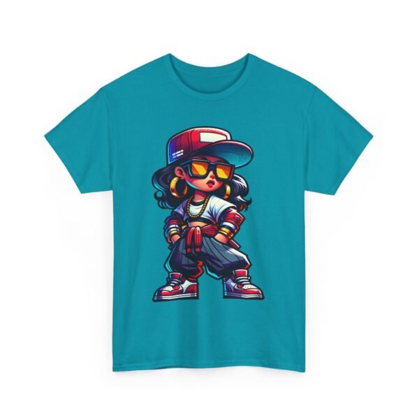 Hip Hop Girl - Cartoon  T-shirt - Image 11