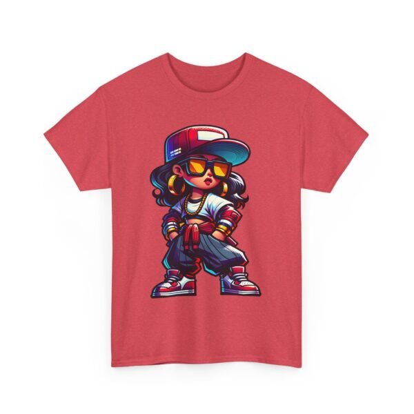 Hip Hop Girl - Cartoon  T-shirt - Image 12